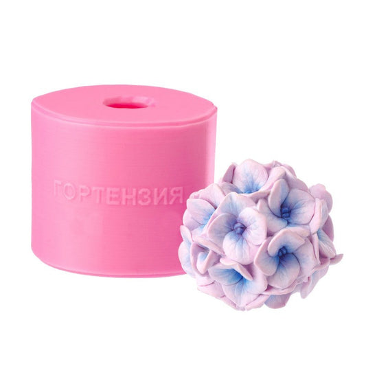 Forma silikonowa hortensja 3D