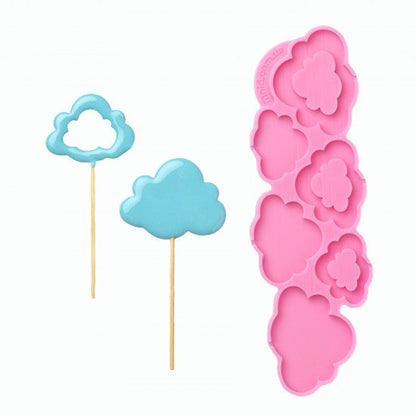 Forma silikonowa Chmurki na lizaki