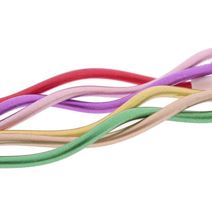 Zakręcone świeczki urodzinowe, metaliczne wielokolorowe, 11 cm – 6 szt.