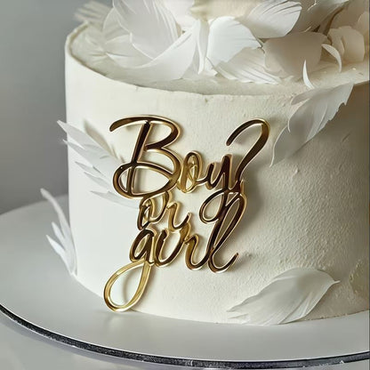 Topper na tort Boy or Girl