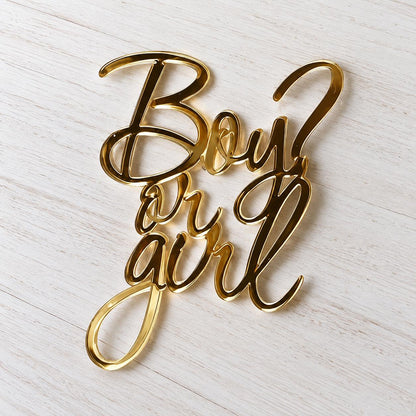 Topper na tort Boy or Girl