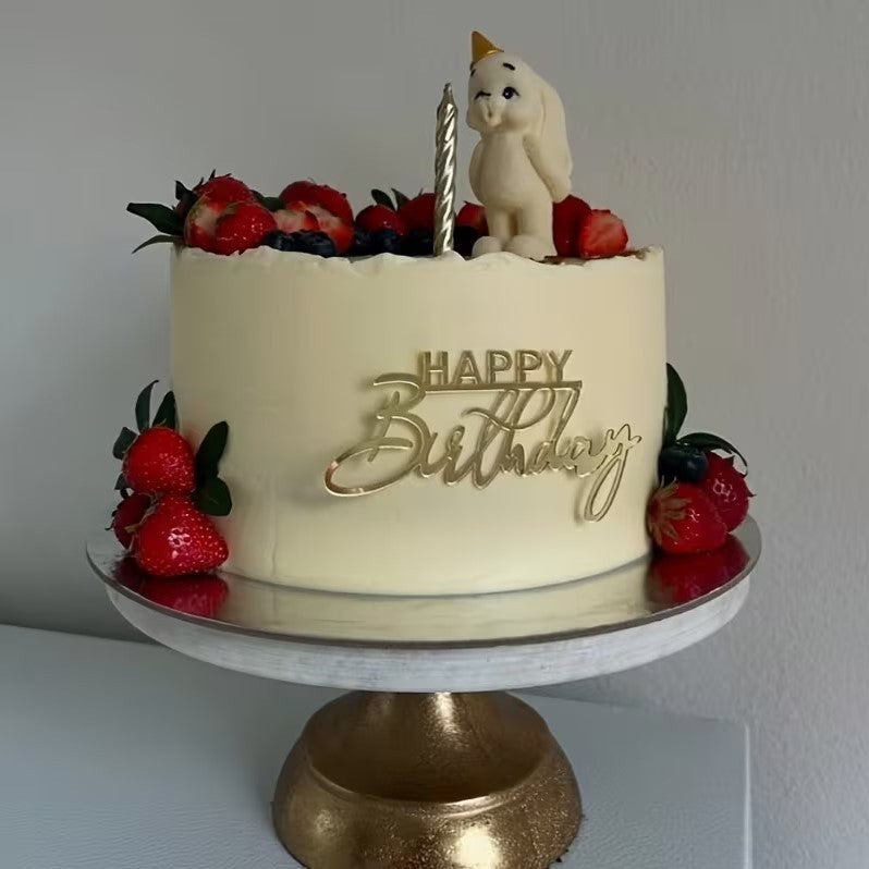 Topper na tort Happy Birthday