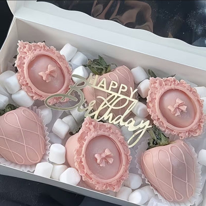 Topper na tort Happy Birthday