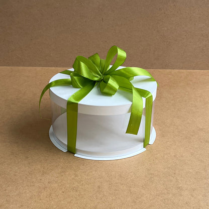 Przezroczyste pudełko na tort