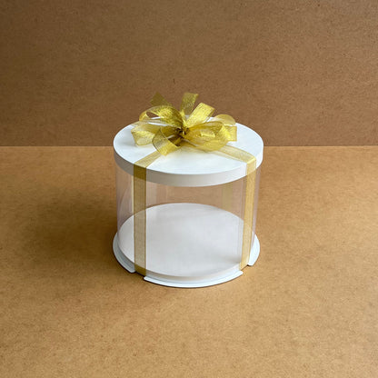 Przezroczyste pudełko na tort