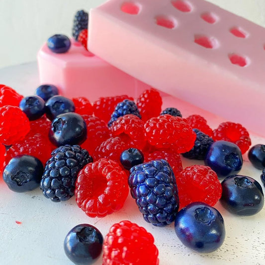 Forma silikonowa Jagody mix 3D