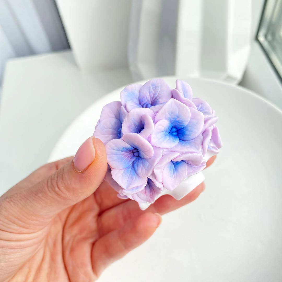 Forma silikonowa hortensja 3D