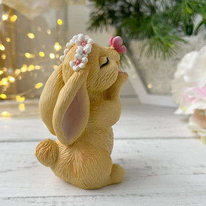 Silikonowa forma Zając z motylem 3D