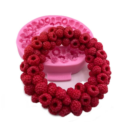 Forma silikonowa Malinowy wieniec 3D