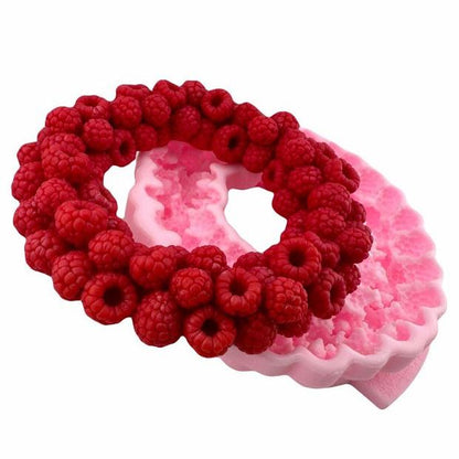 Forma silikonowa Malinowy wieniec 3D
