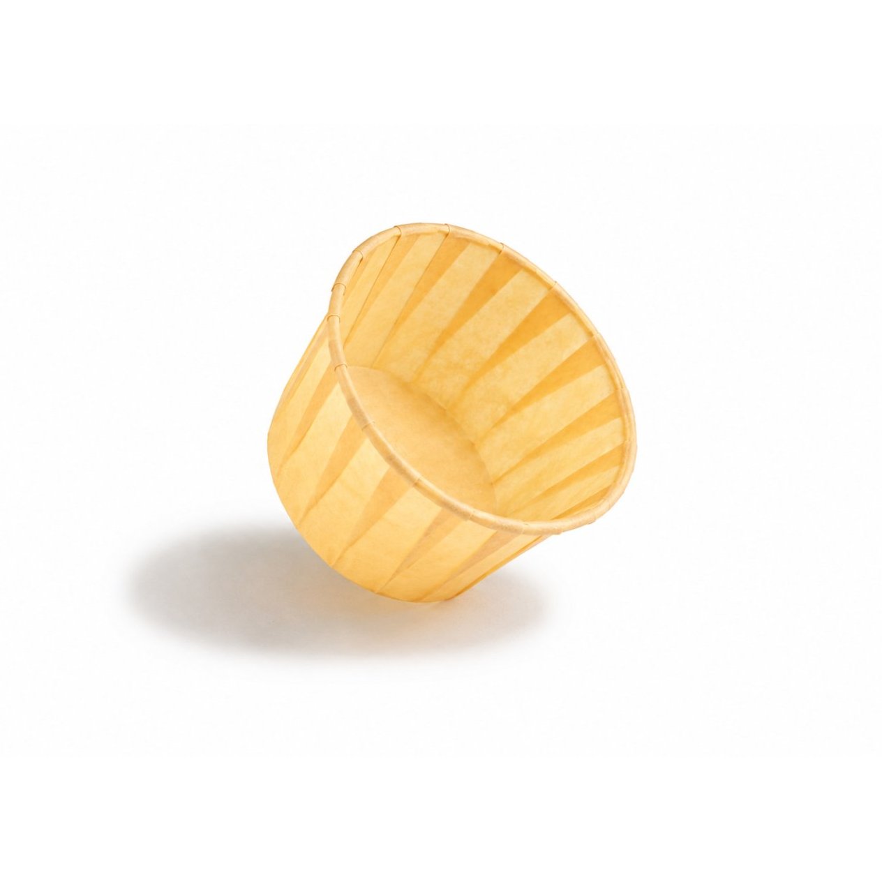 Papilotki papierowe do muffinów / babeczek – Miodowe 50×40 mm, 100 szt
