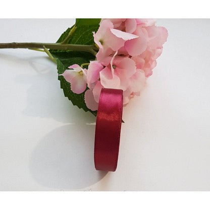 Wstążka satynowa 2 cm kolor Wina, rolka 33 m