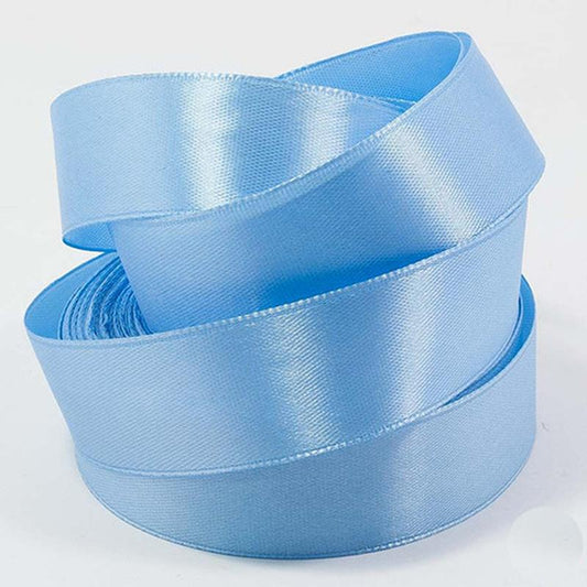 Wstążka satynowa 2 cm Miękki błękit, rolka 33 m