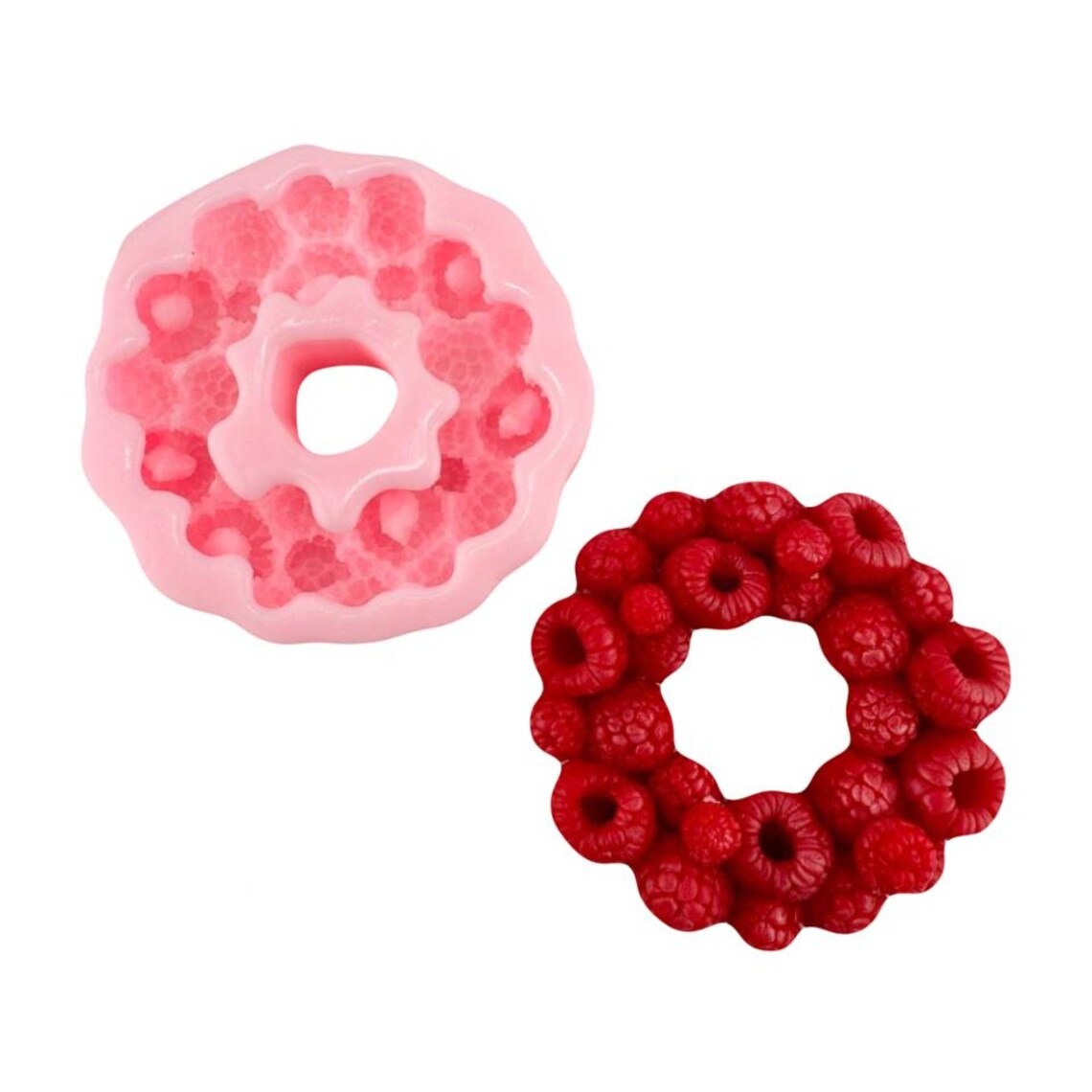 Forma silikonowa Malinowy wieniec mini 3D