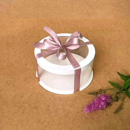 pudełko na ciasto przezroczyste z okienkiem