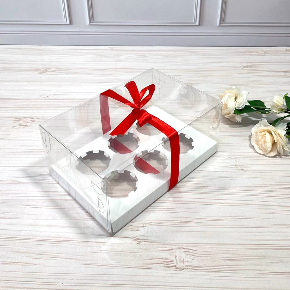 Przezroczyste pudełko na babeczki