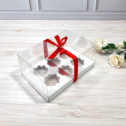 Przezroczyste pudełko na babeczki