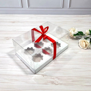 Przezroczyste pudełko na 6 babeczek/muffinek 260x170x110 mm/PET