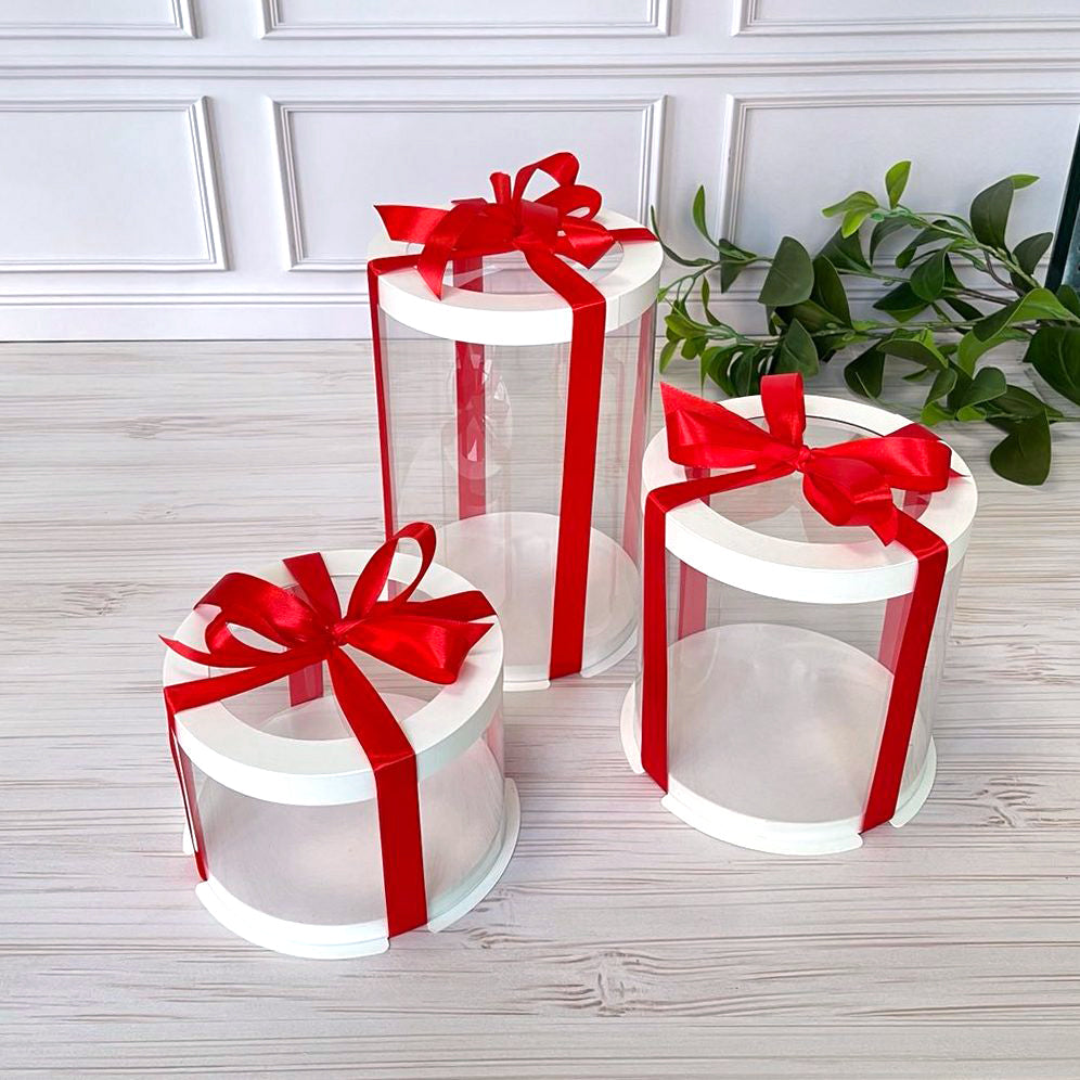 pudełko na tort przezroczyste z okienkiem