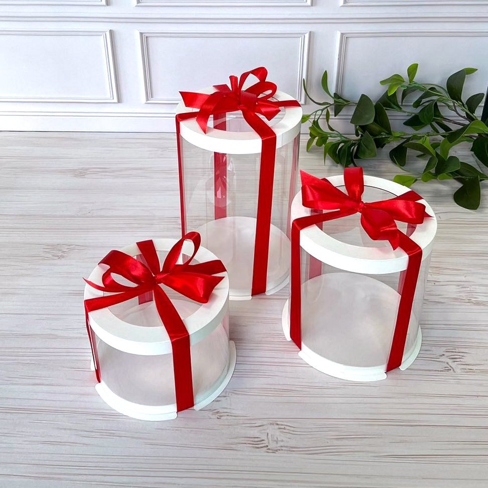 pudełko na tort przezroczyste z okienkiem